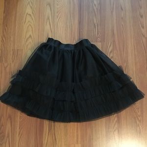Bebe black mini skirt